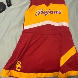 Trojans Kids Cheerleader Outfit - Maroon and Gold